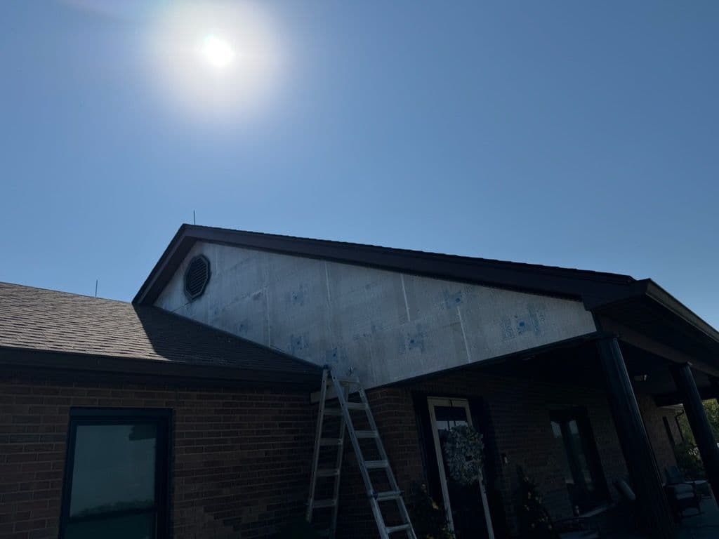 Gallery photos for Exterior Renovation with Eye-Catching Siding Upgrade: Image #1