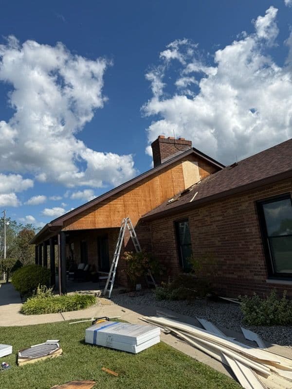Gallery photos for Exterior Renovation with Eye-Catching Siding Upgrade: Image #2